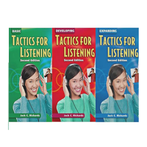 Sách Tactics For Listening Trọn Bộ 3 Cuốn ( bản đen trắng ) Kèm Audio - tái bản